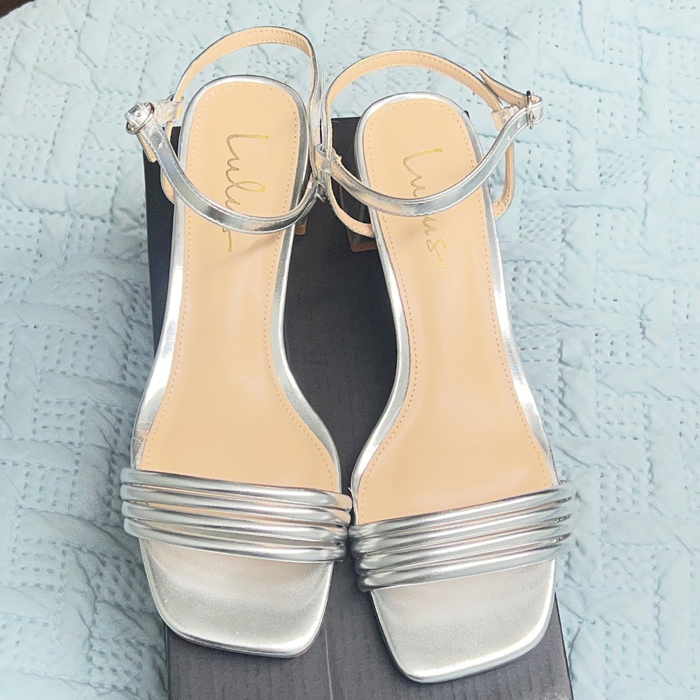 Lulus Sylvain Silver Dress Shoe